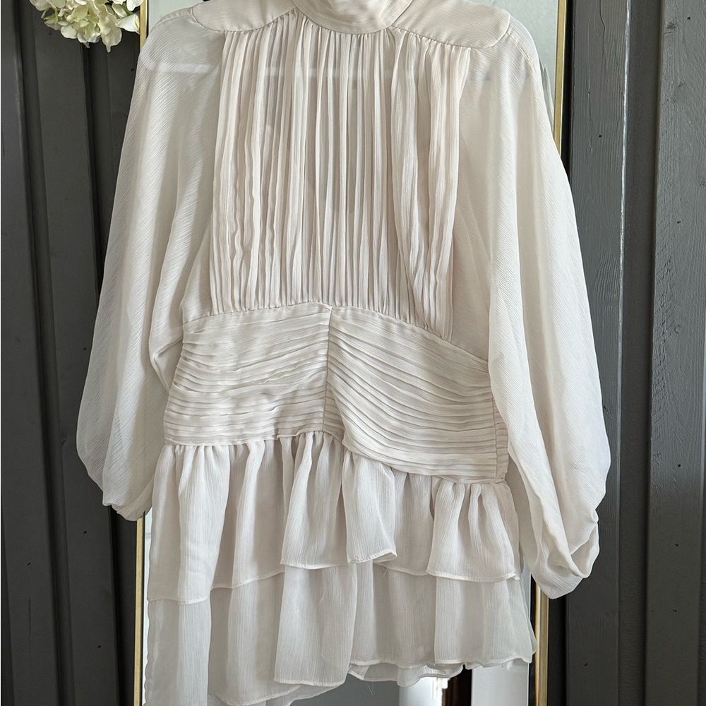 Chic Cream Mini Dress